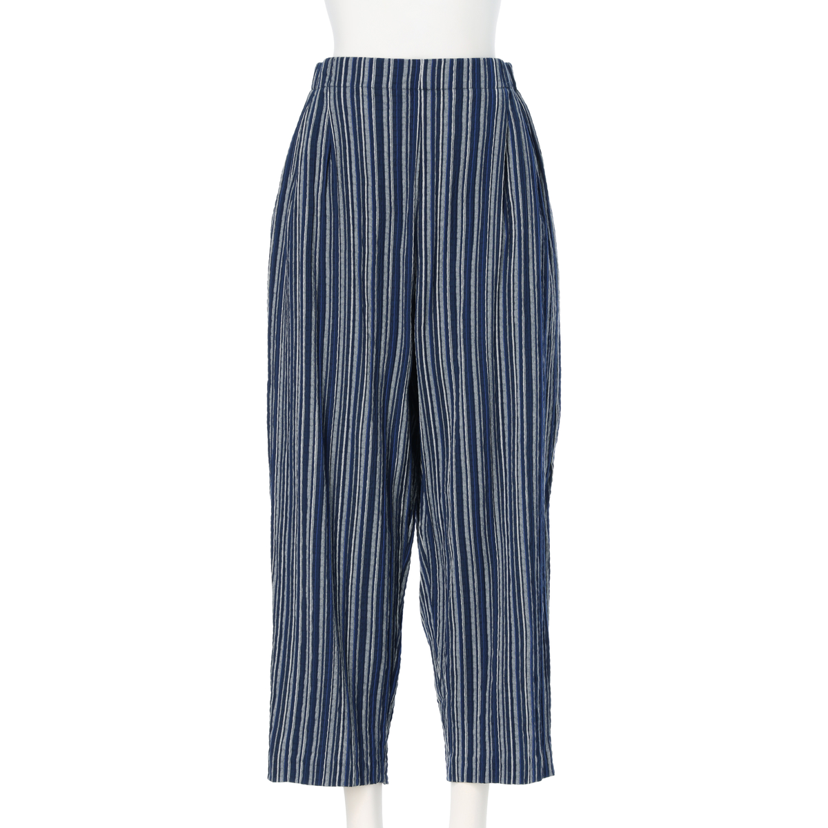 尾州ドビーストライプコクーンパンツ