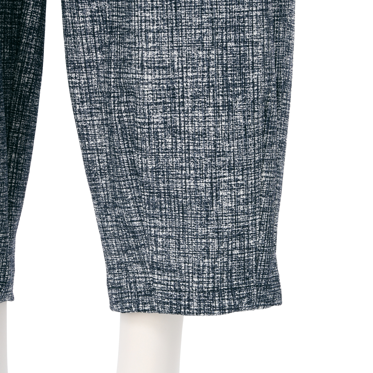 絣調サッカープリントコクーンパンツ