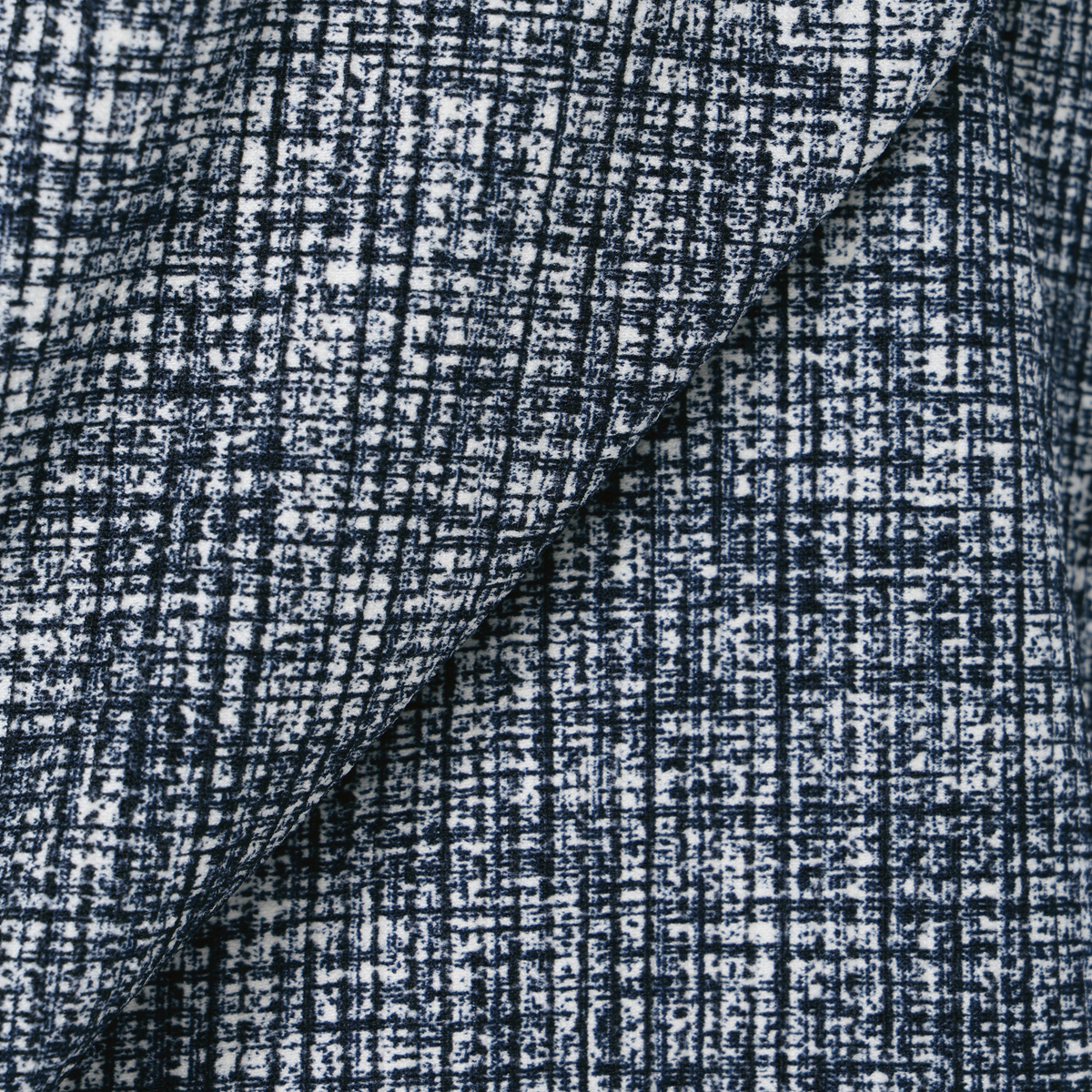 絣調サッカープリントコクーンパンツ