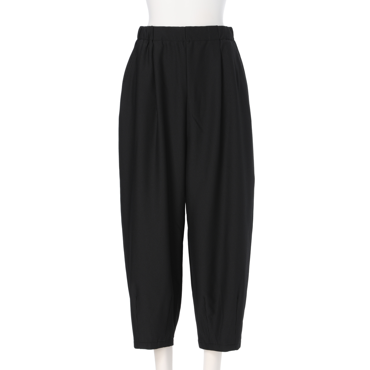 絣調サッカープリントコクーンパンツ