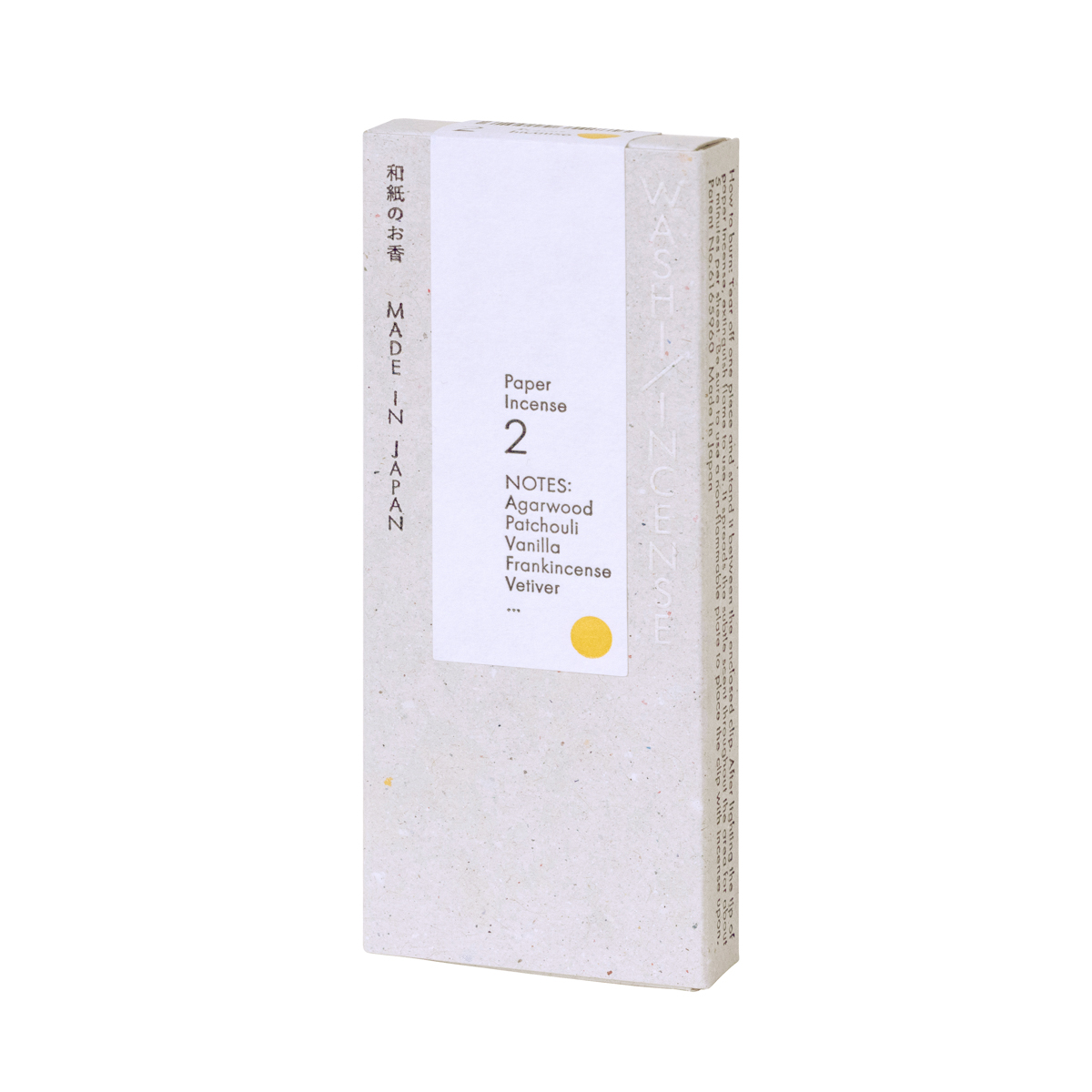 WASHI/INCENSE　和紙のお香