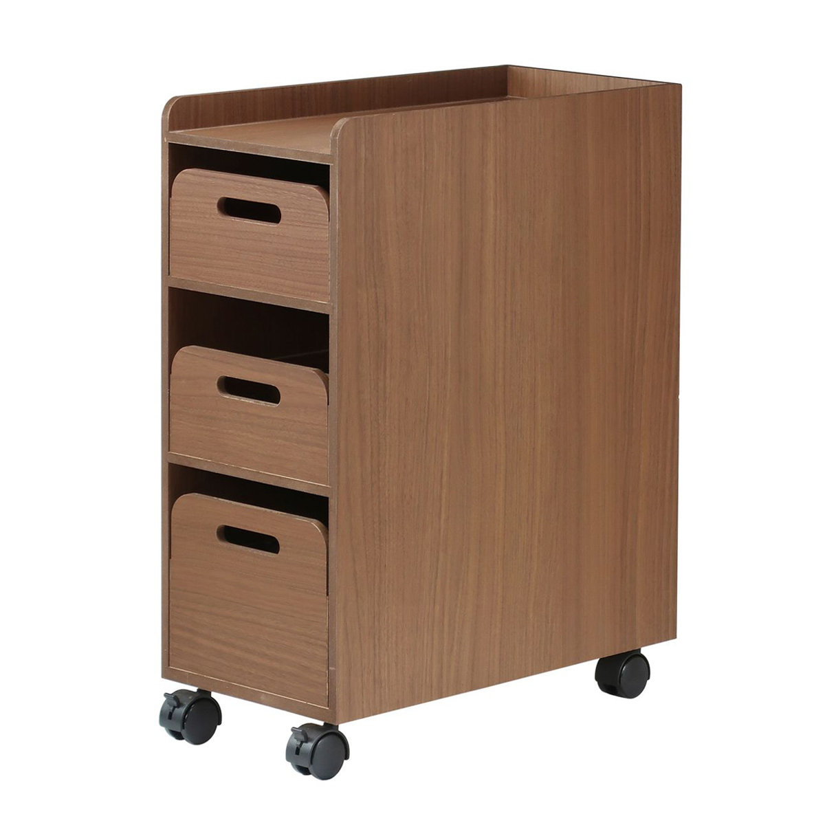 【直送】幅22cmダイニング下スリムワゴン