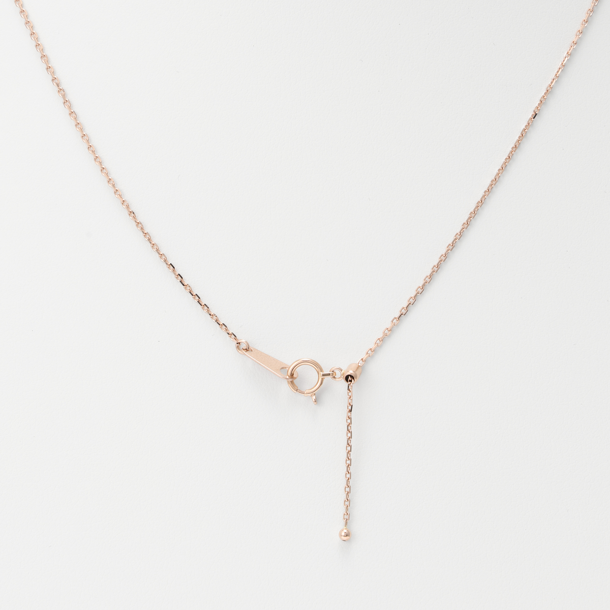 K18PG モルガナイト 10mmハートシェイプネックレス