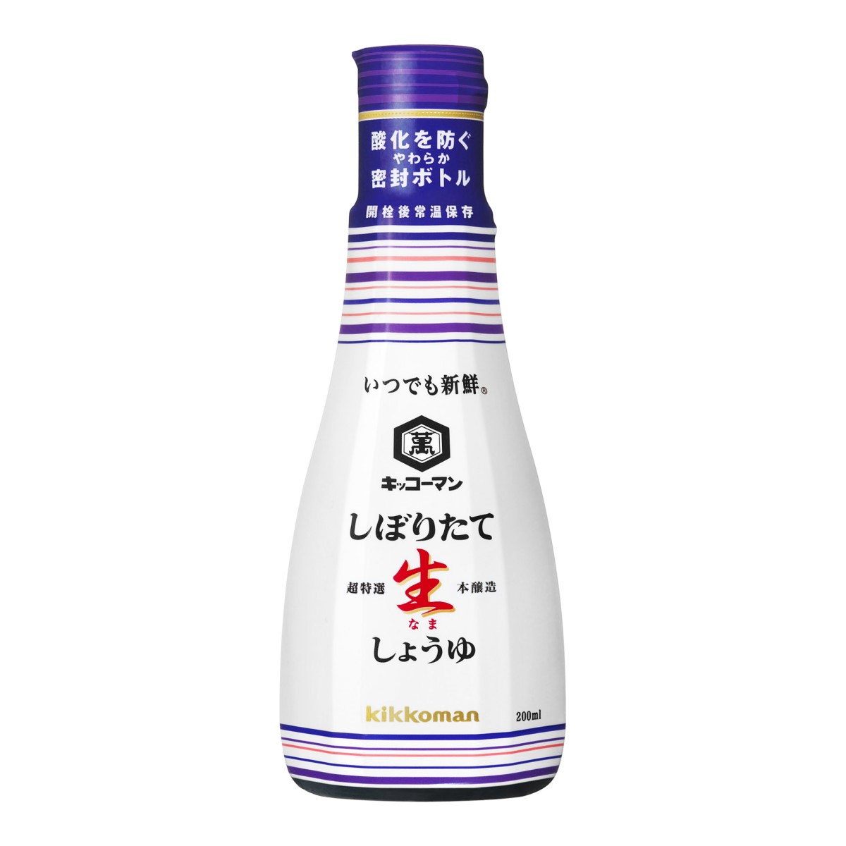 キッコーマン しぼりたて生しょうゆ 200ml