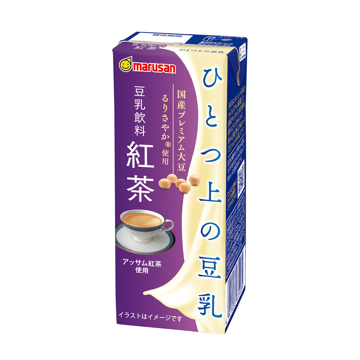 マルサン　ひとつ上の豆乳　紅茶　紙 ×24 250829