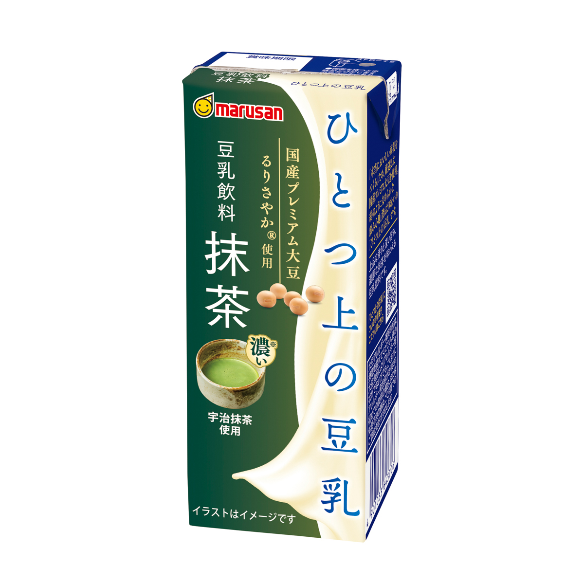 マルサン　ひとつ上の豆乳　豆乳飲料　抹茶