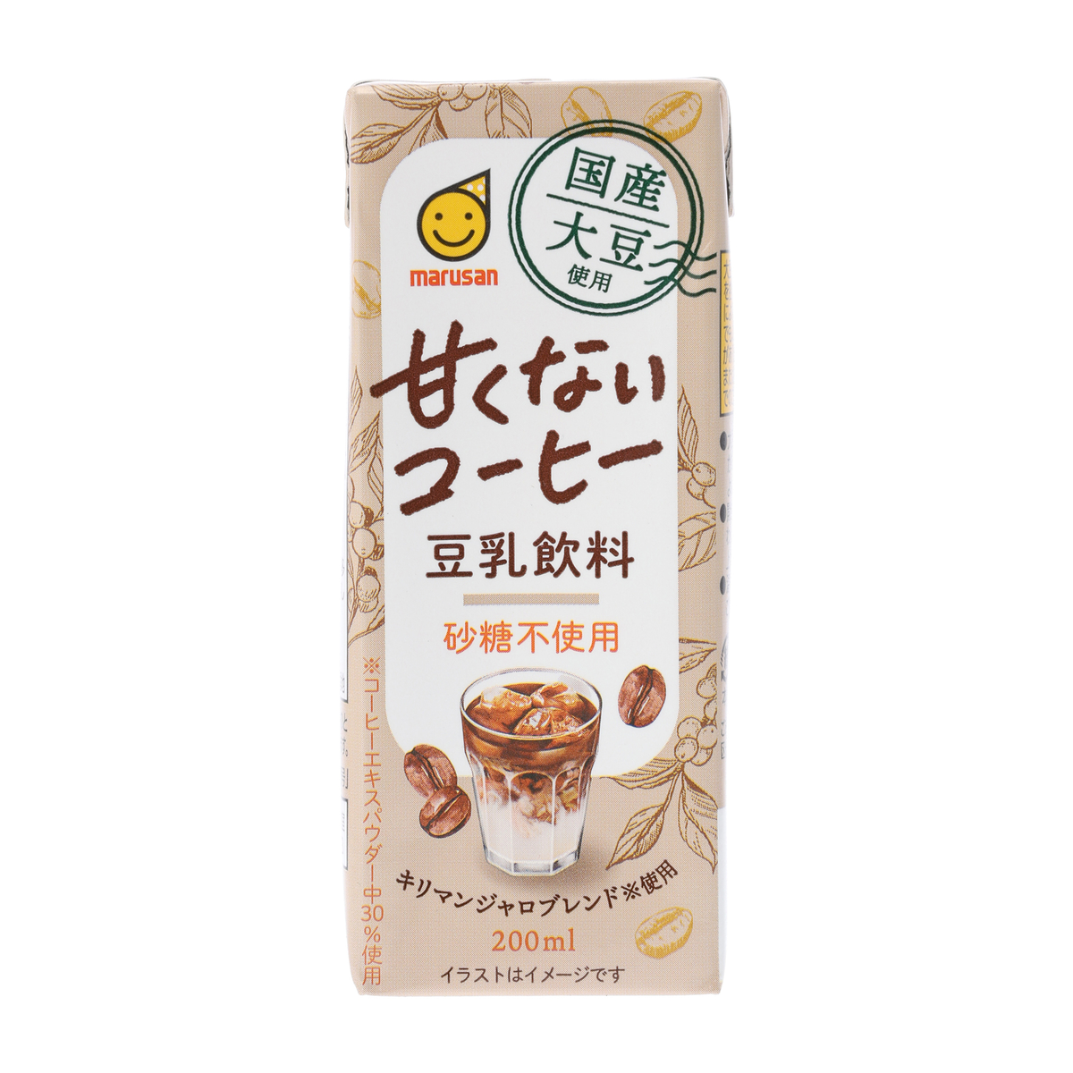 国産大豆使用 豆乳飲料 甘くないコーヒー 200ml