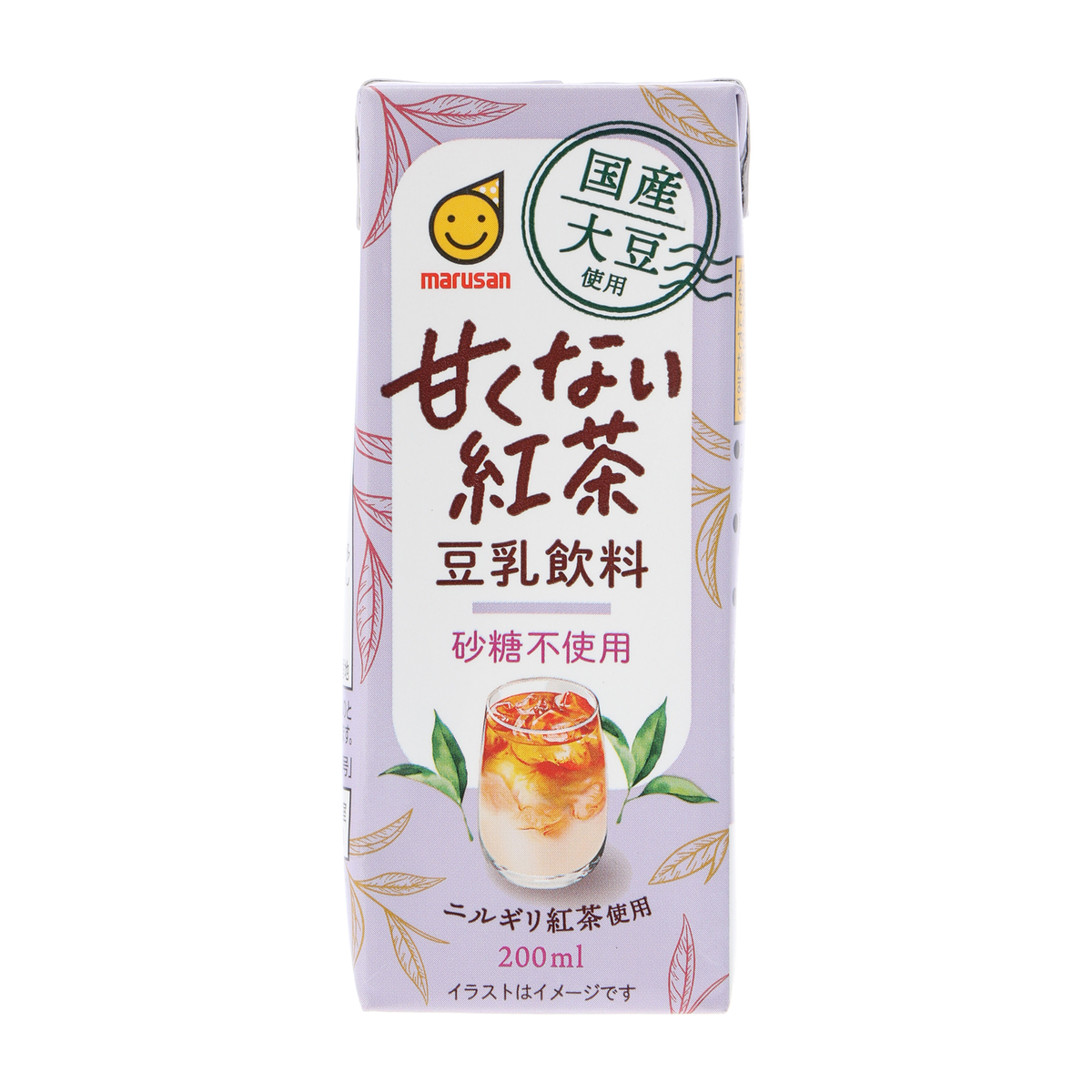 国産大豆使用 豆乳飲料 甘くない紅茶 200ml