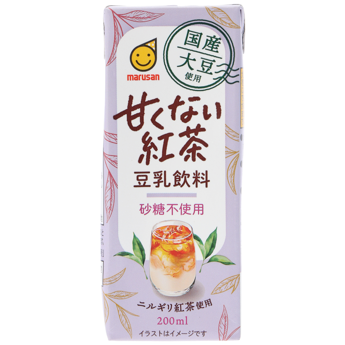 国産大豆使用 豆乳飲料 甘くない紅茶 200ml×24
