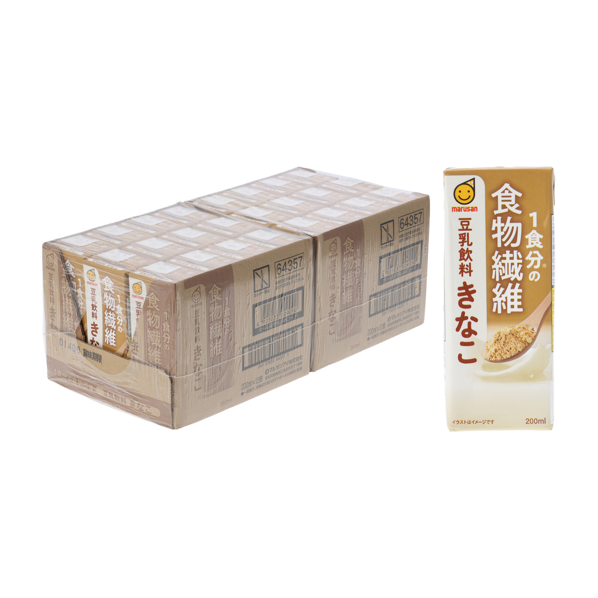 1食分の食物繊維豆乳飲料 きなこ 200ml×24