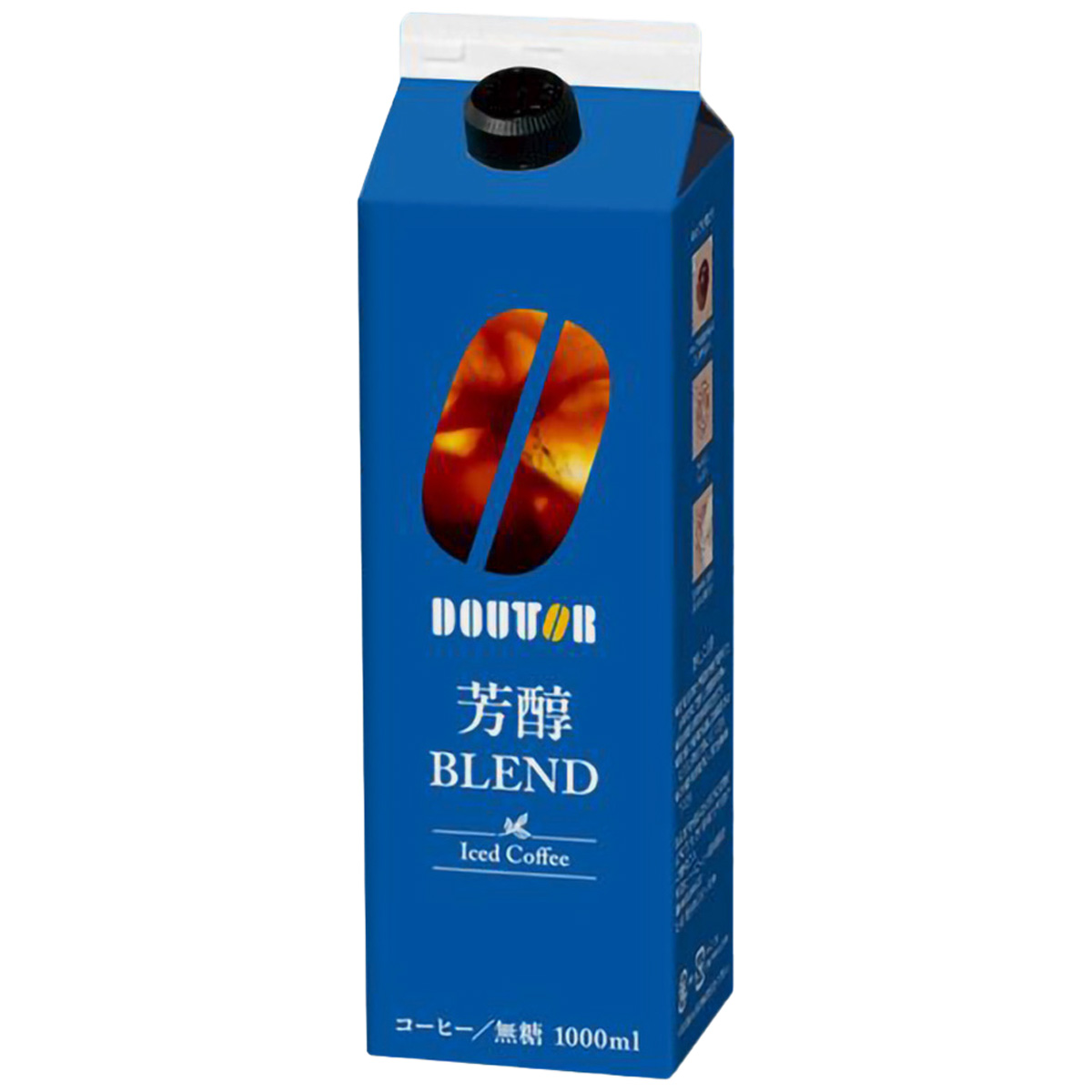 ドトール アイスコーヒー 芳醇ブレンド 無糖 1000ml【ケース6本