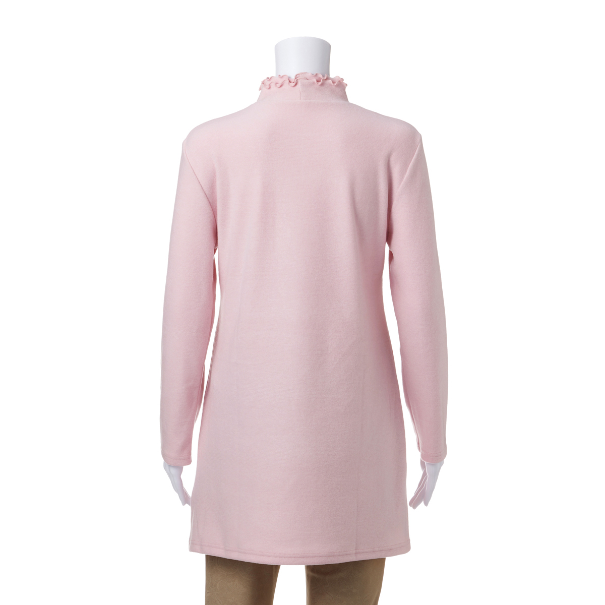 レプス 発熱素材 カットソー刺繍チュニック