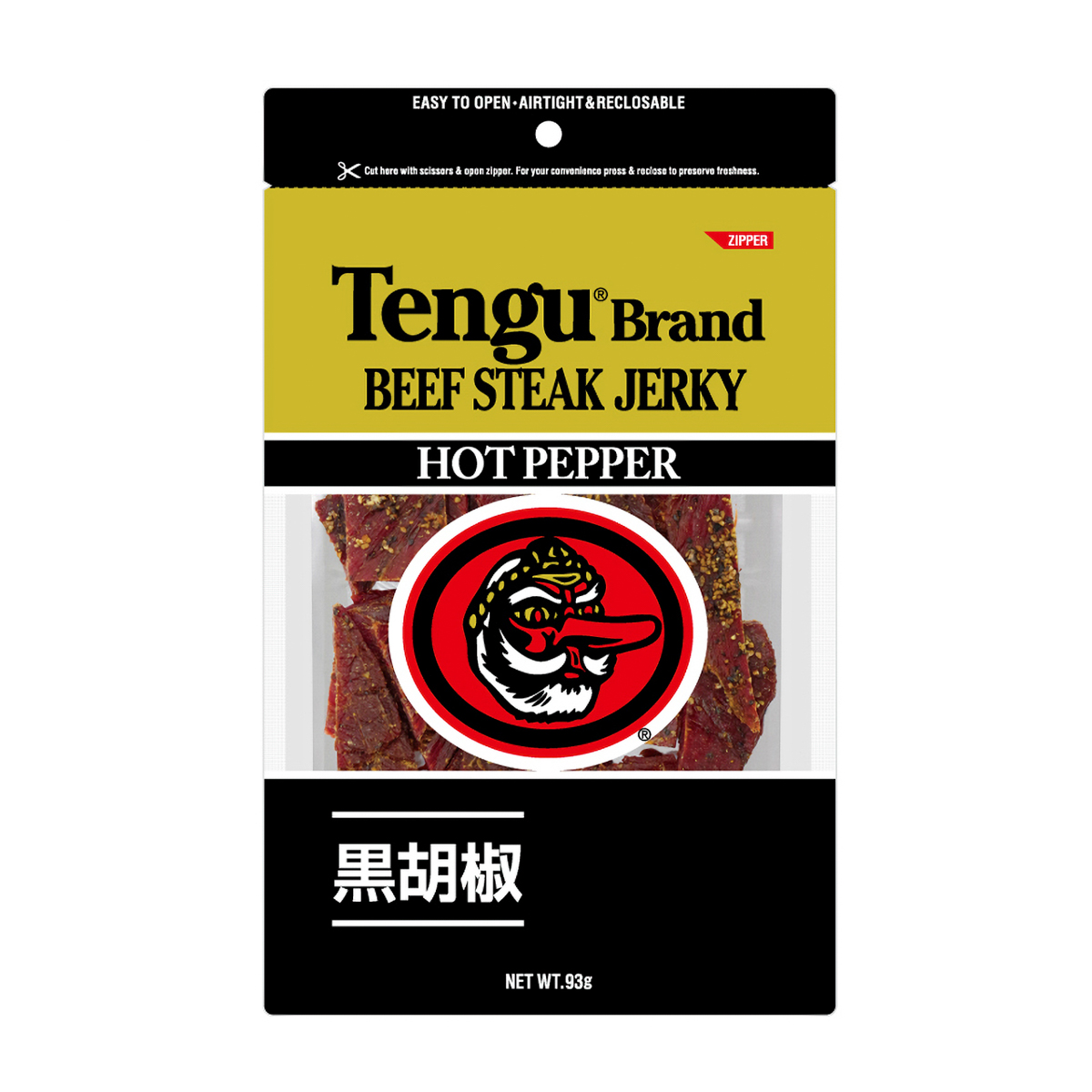 [テング] ビーフステーキジャーキー  ホット