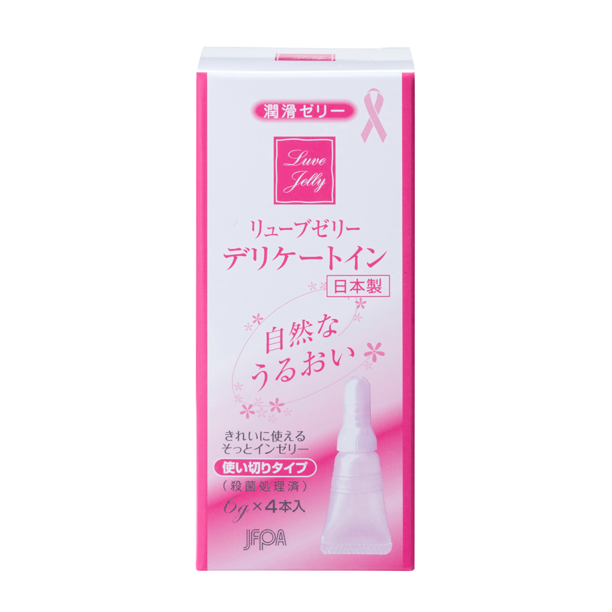 潤滑ゼリー リューブゼリー デリケートイン 6g×4本