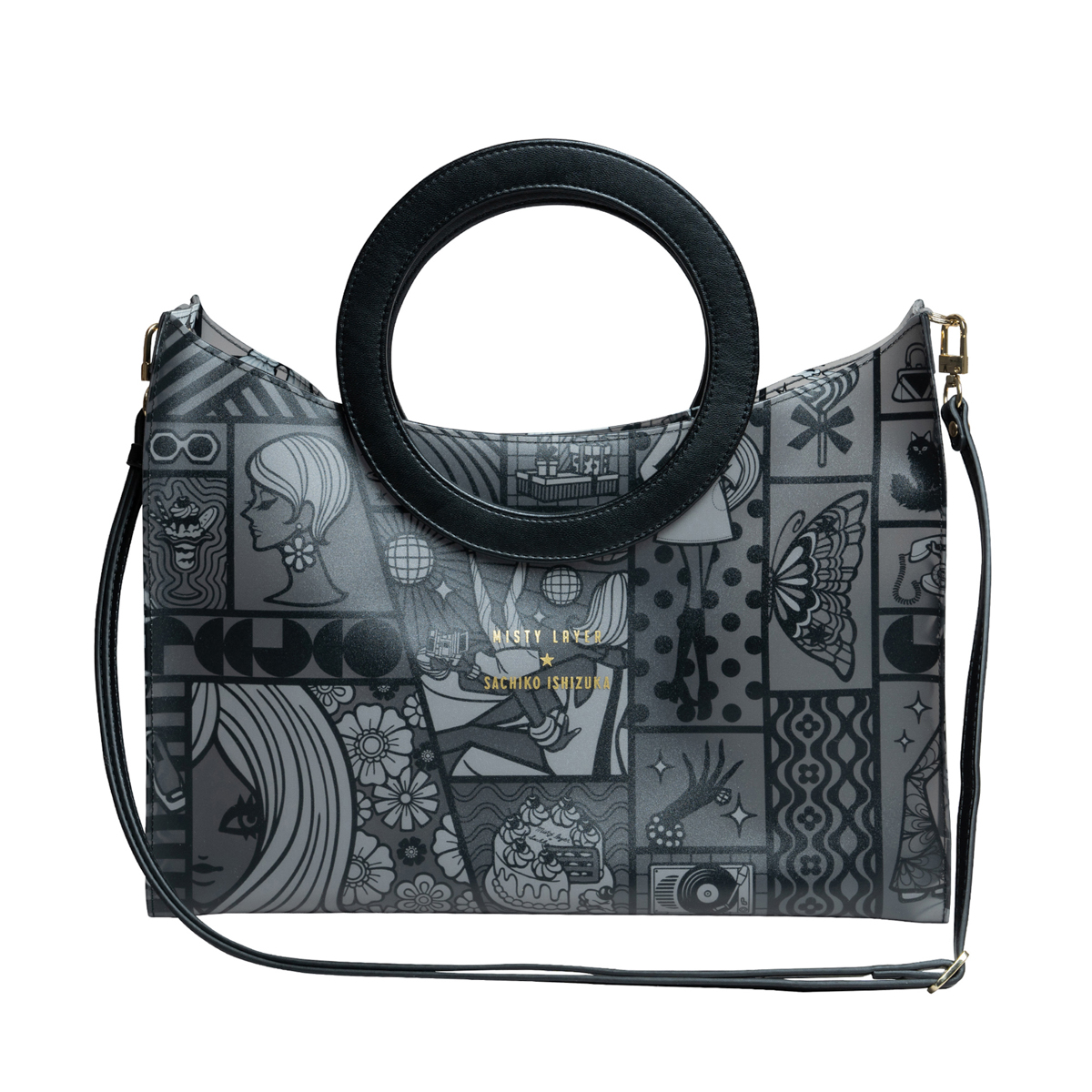 ＭＩＳＴＹ　ＬＡＹＥＲ　トートバックＲｉ　S・ISHIZUKA スモーク