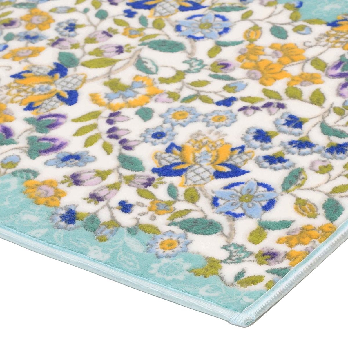 MINTON キッチンマット 50×180cm【ガーデンナチュール】
