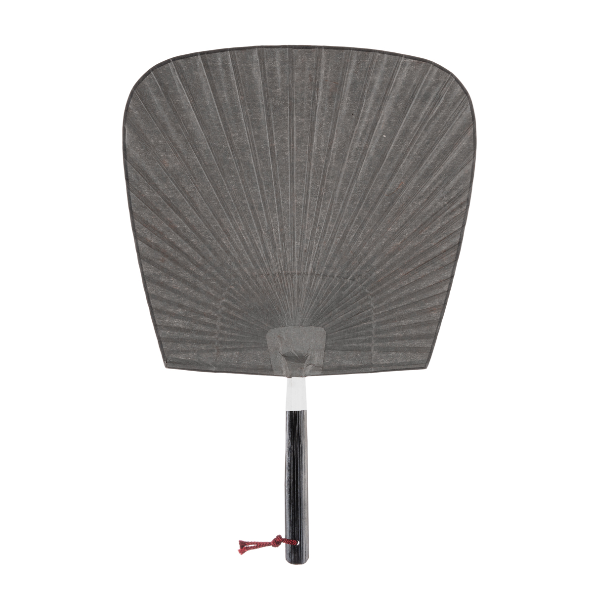 仙扇渋うちわ　青墨