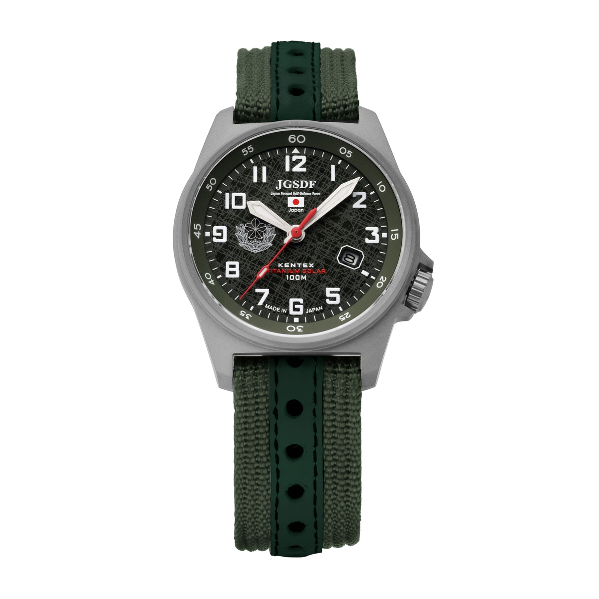KENTEX(ケンテックス) 腕時計 JSDF チタンソーラー 陸上自衛隊 S815M-01