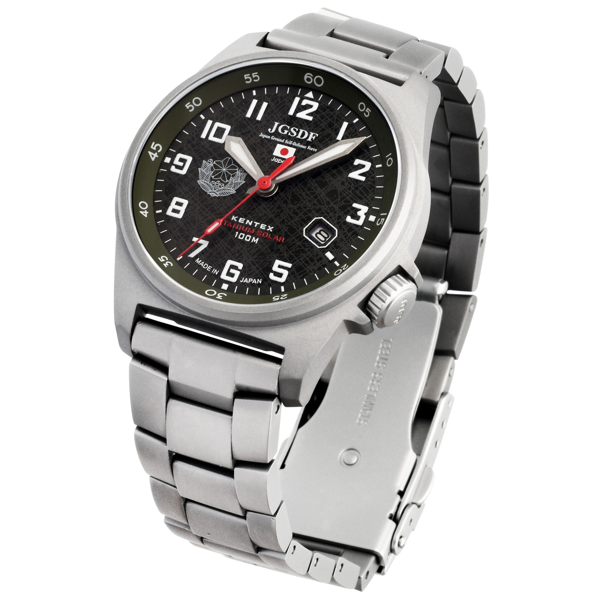KENTEX(ケンテックス) 腕時計 JSDF チタンソーラー 陸上自衛隊 S815M-04