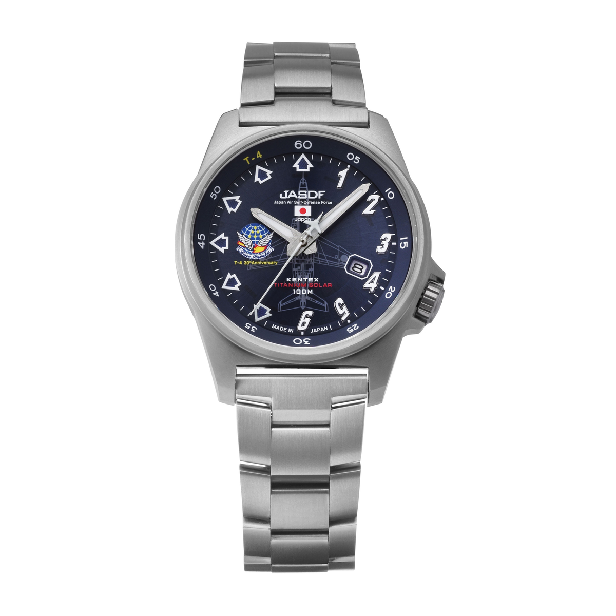 KENTEX(ケンテックス) 腕時計 ブルーインパルス チタンソーラー T-4 30周年記念モデル S815M-07