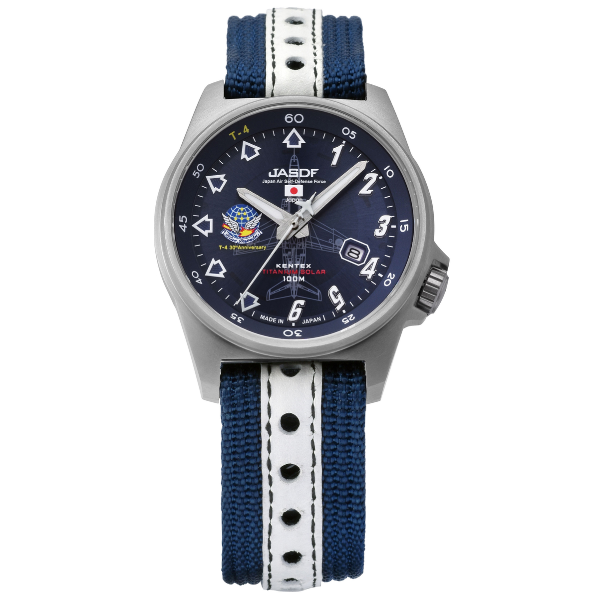 KENTEX(ケンテックス) 腕時計 ブルーインパルス チタンソーラー T-4 30周年記念モデル S815M-07