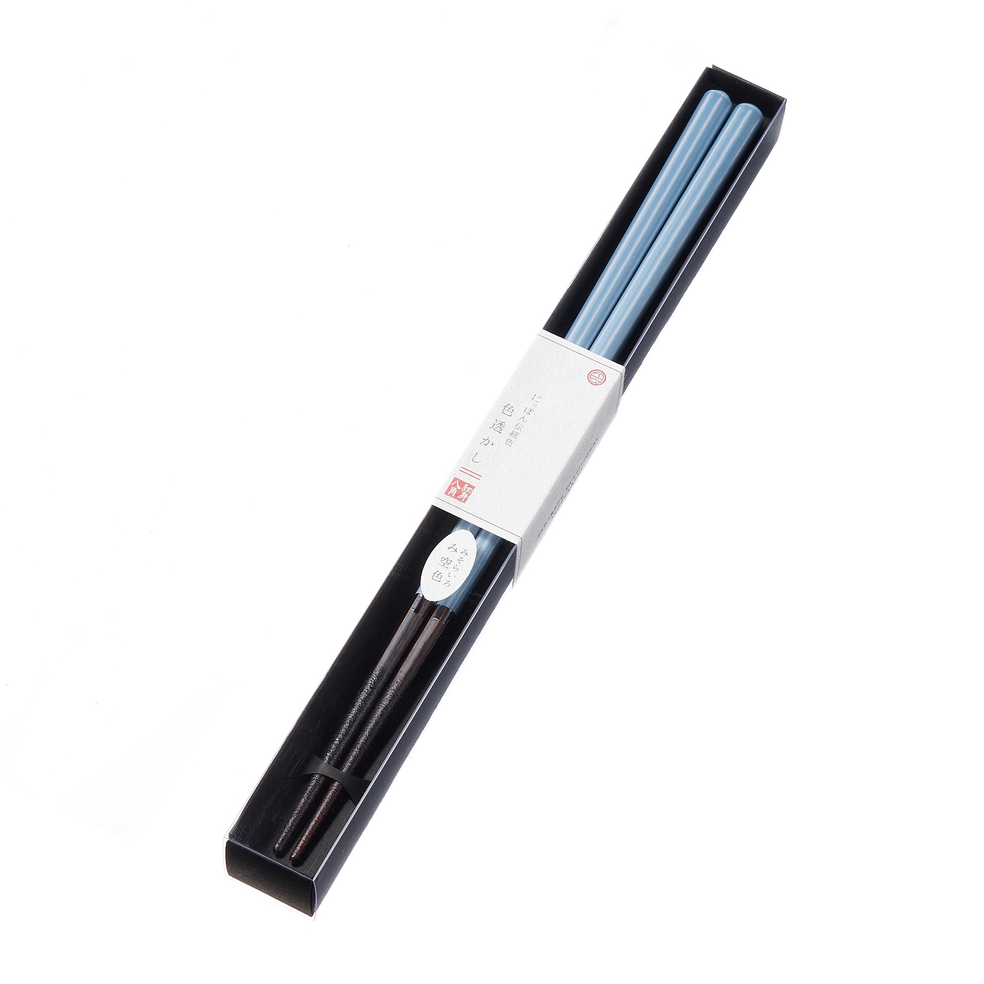 【食洗】にっぽん伝統色箸 色透かし・み空色(ミソライロ)