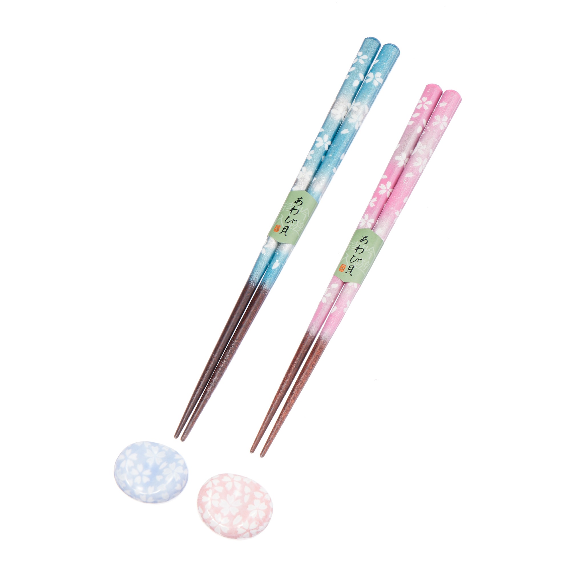 花日和２膳箸置き揃え