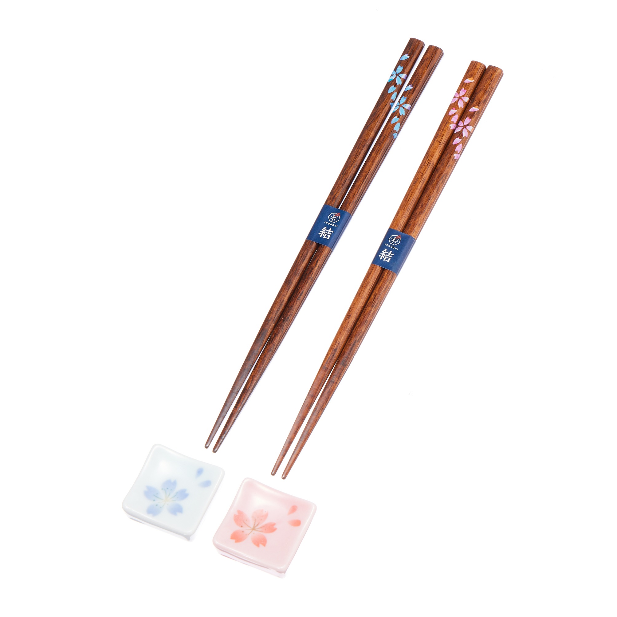 花かご２膳箸置き揃え