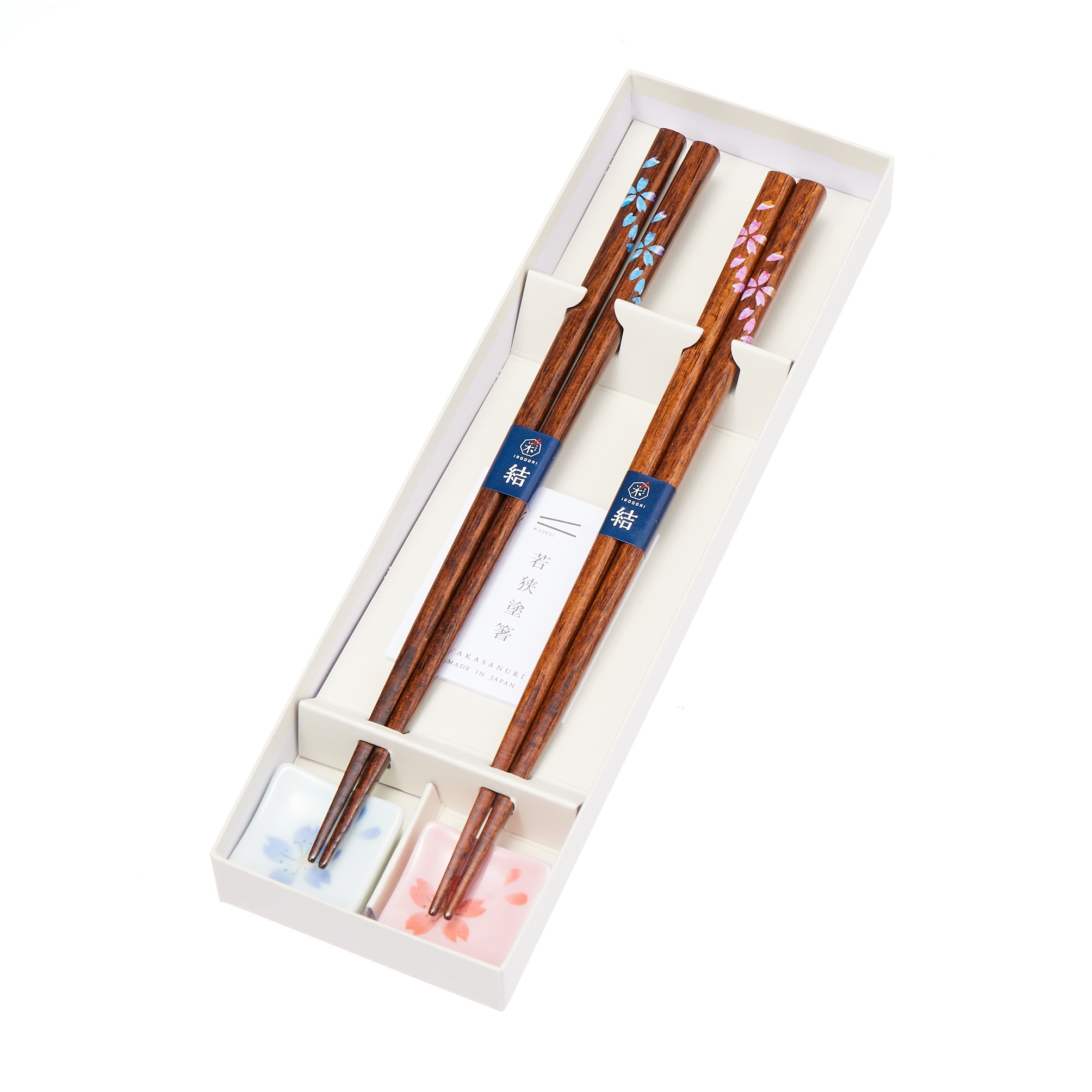 花かご２膳箸置き揃え