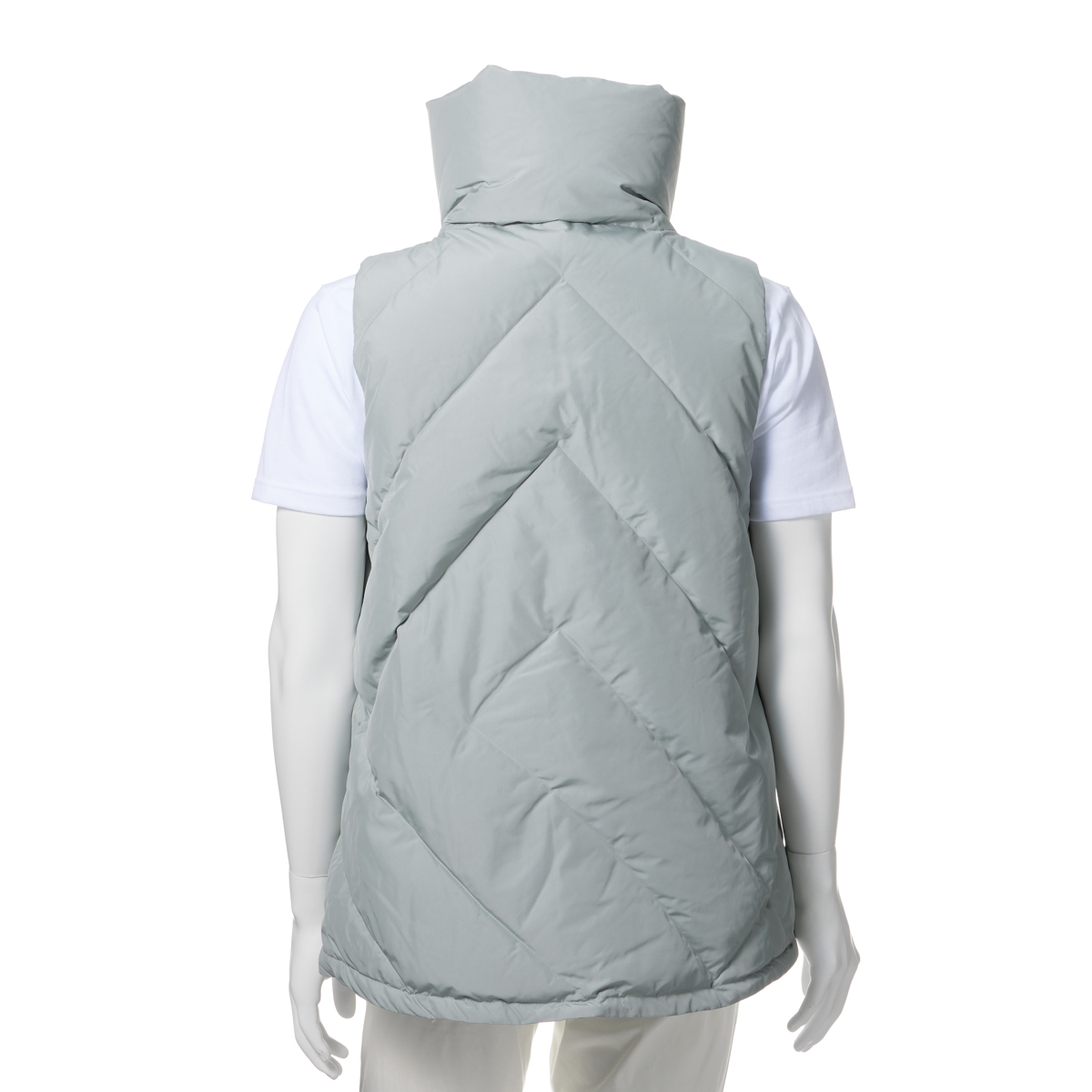 STAND COLLAR DOWN VEST