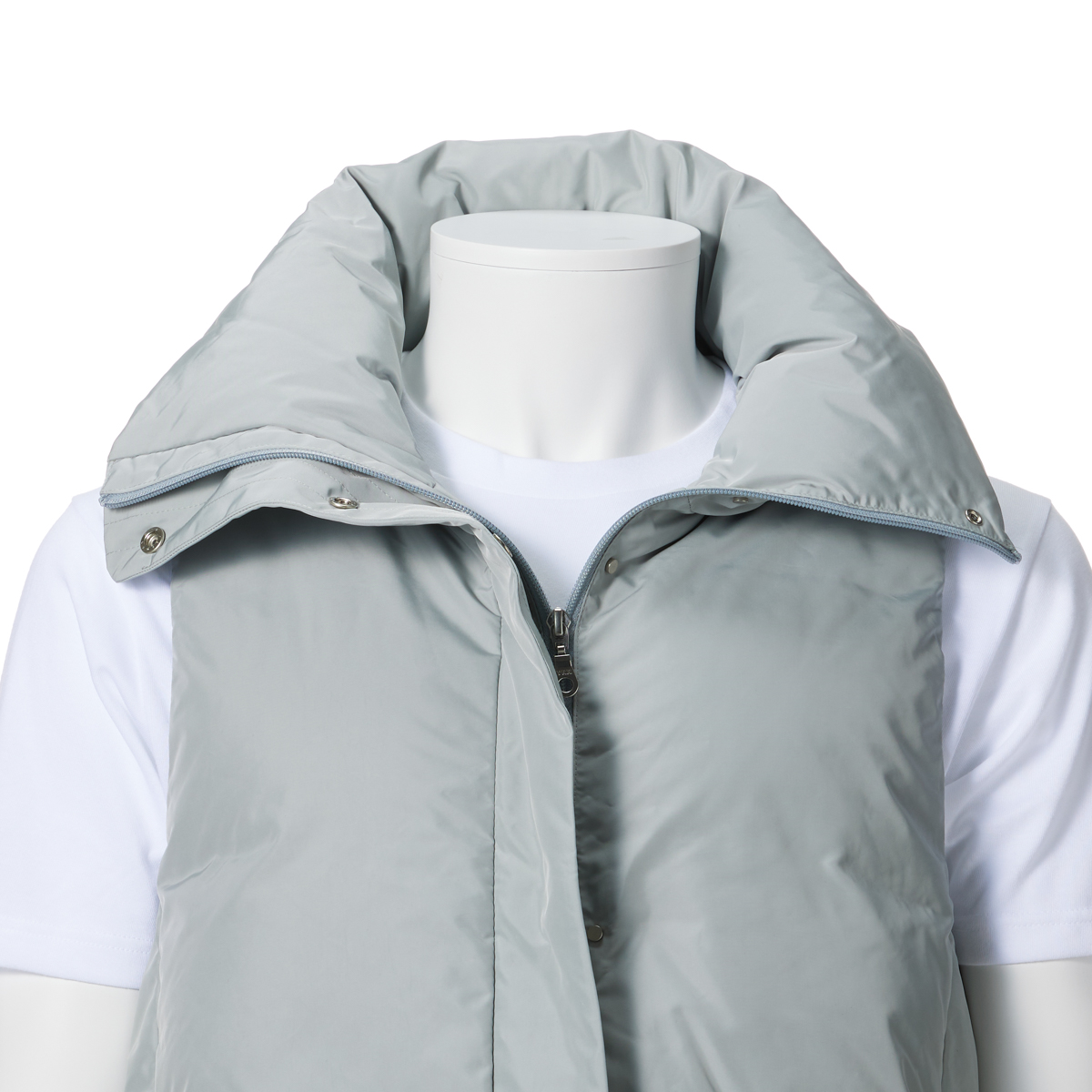 STAND COLLAR DOWN VEST
