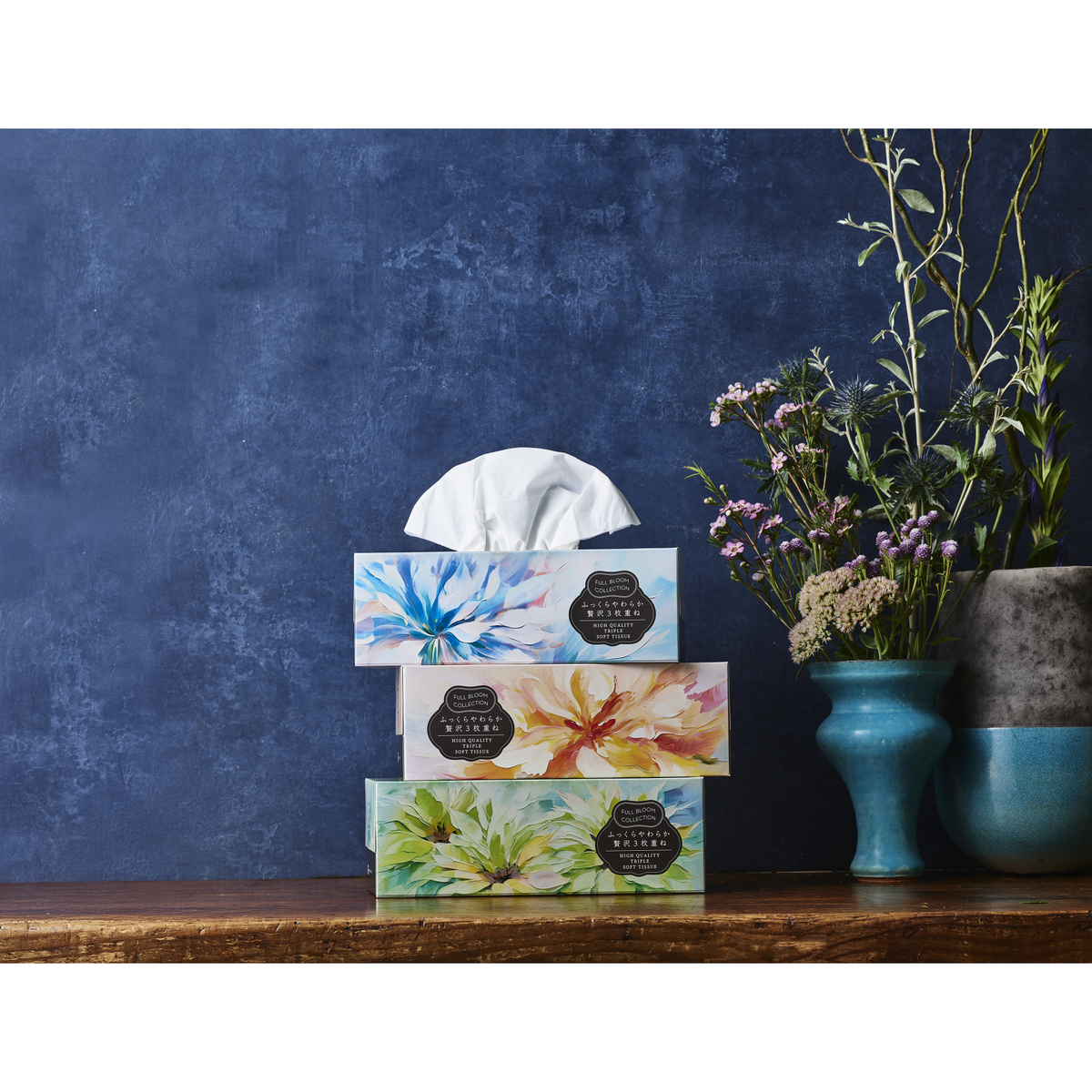 FULL BLOOM COLLECTION ふっくらやわらか 贅沢3枚重ね ボックス