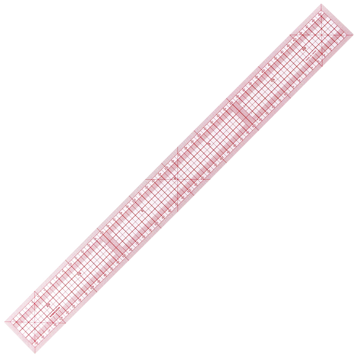 ＫＡＷＡＧＵＣＨＩ　コーティング方眼定規　５０ｃｍ　０５－５０５