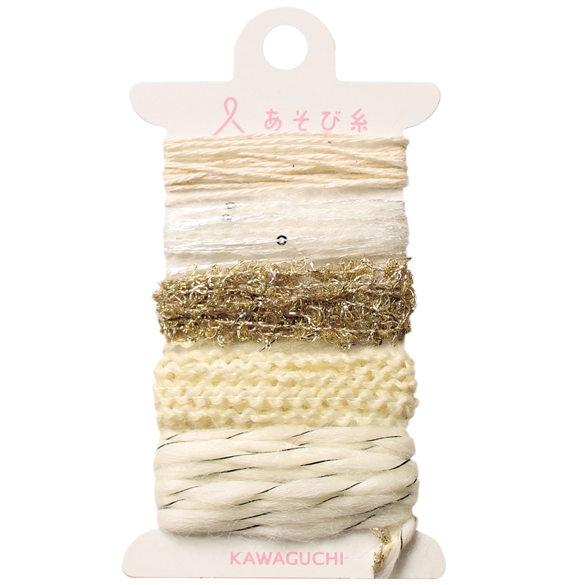 ＫＡＷＡＧＵＣＨＩ　あそび糸　ホワイト　１５－４２６