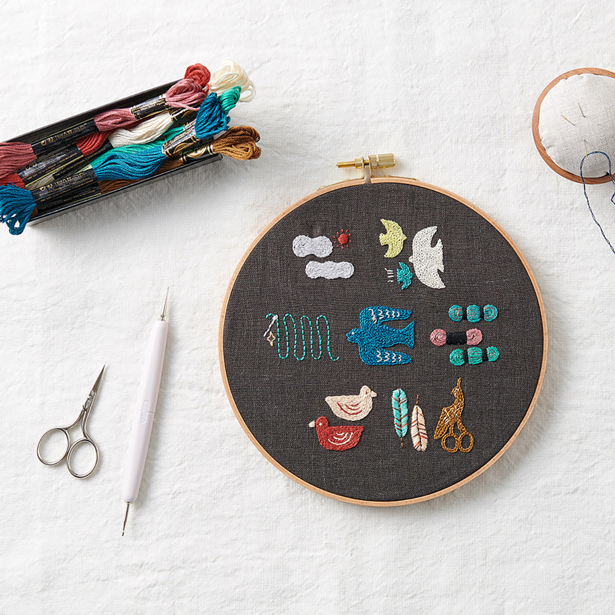 クロバー　チャコピー　刺しゅう用　片面・白　２４－１４６