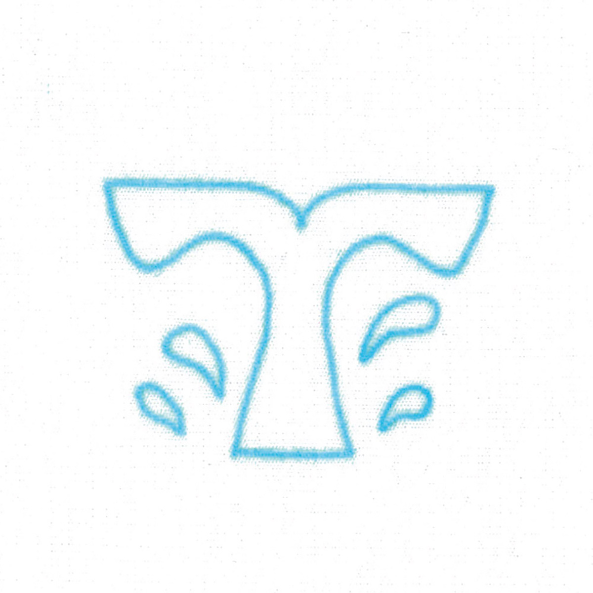 クロバー　チャコピー　クリアータイプ　刺しゅう用　片面・青　２４－１４９