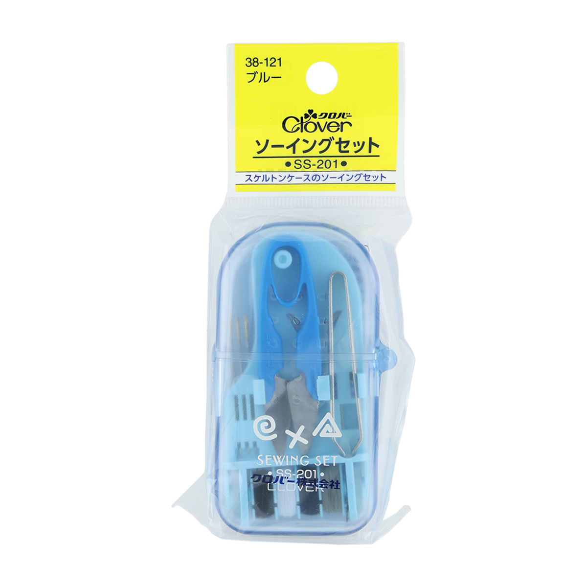 クロバー　ソーイングセット　ＳＳ－２０１　ブルー　３８－１２１