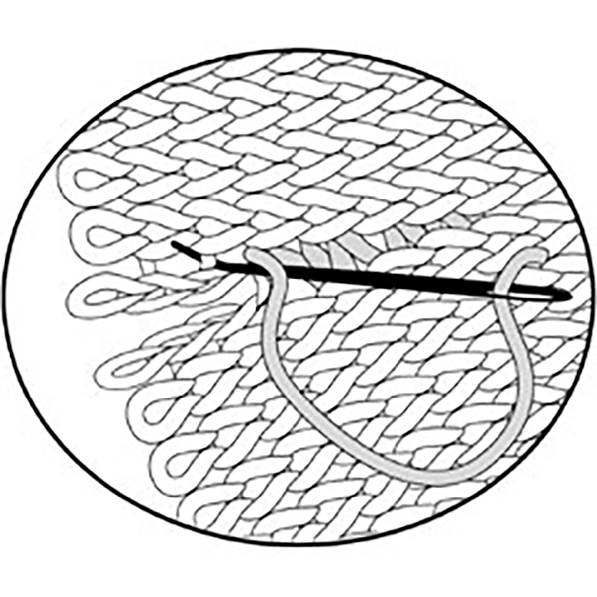 クロバー　とじ針　＜先曲げタイプ＞　５５－０９１