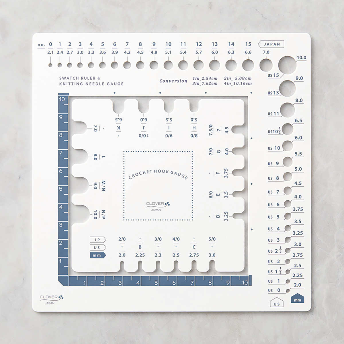 クロバー　ニットゲージ「トリオ」　５５－８０３