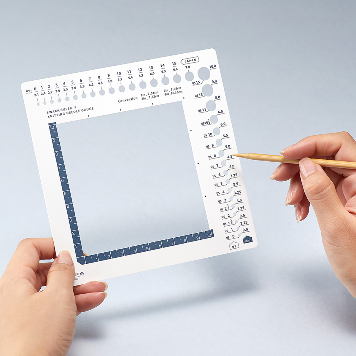 クロバー　ニットゲージ「トリオ」　５５－８０３