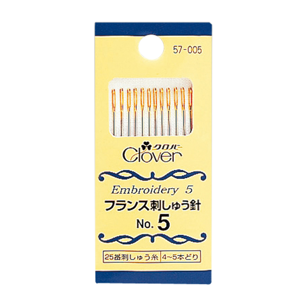クロバー　フランス刺しゅう針　Ｎｏ．５　５７－００５