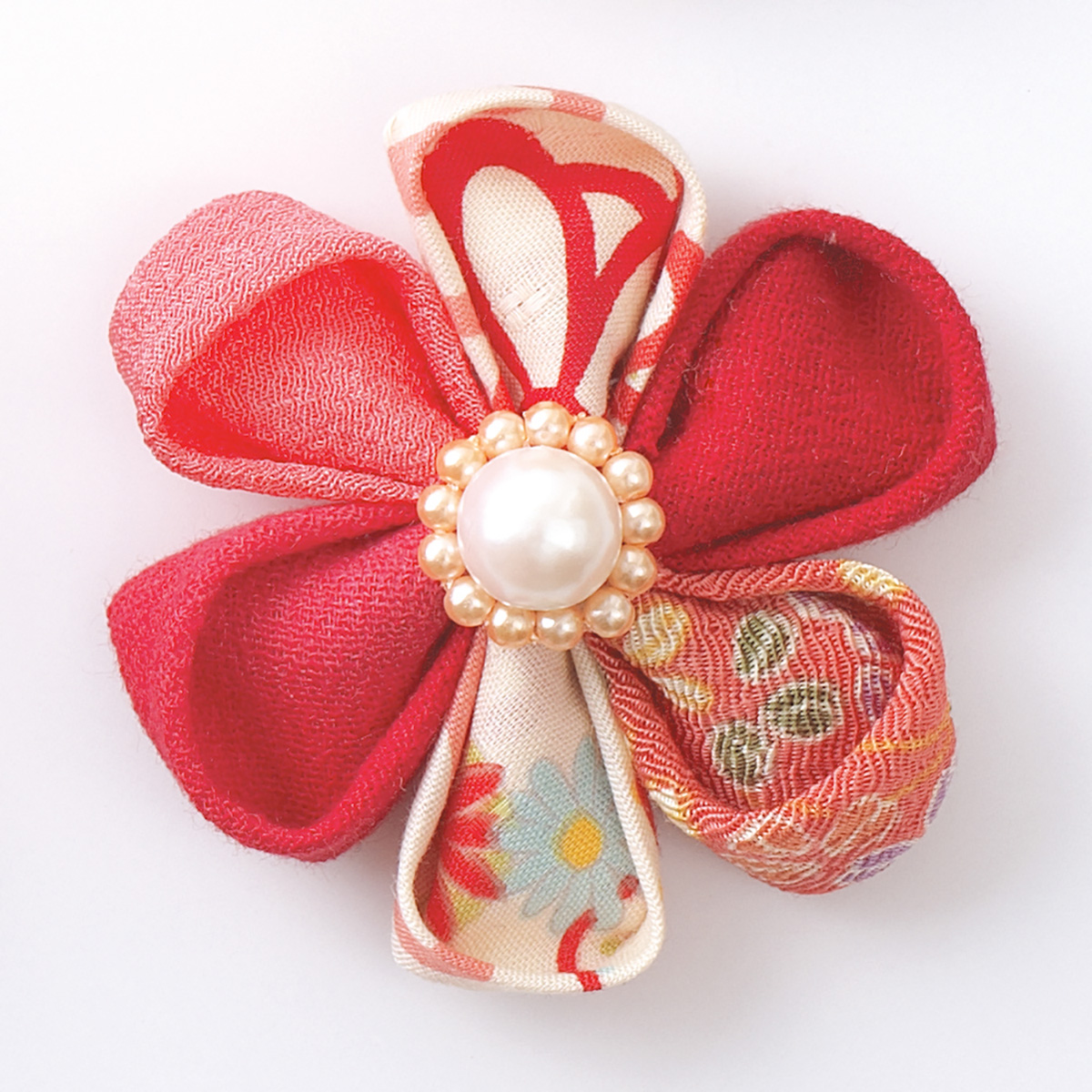 クロバー　つまみ細工プレート　＜丸つまみＳ＞　５７－４５１