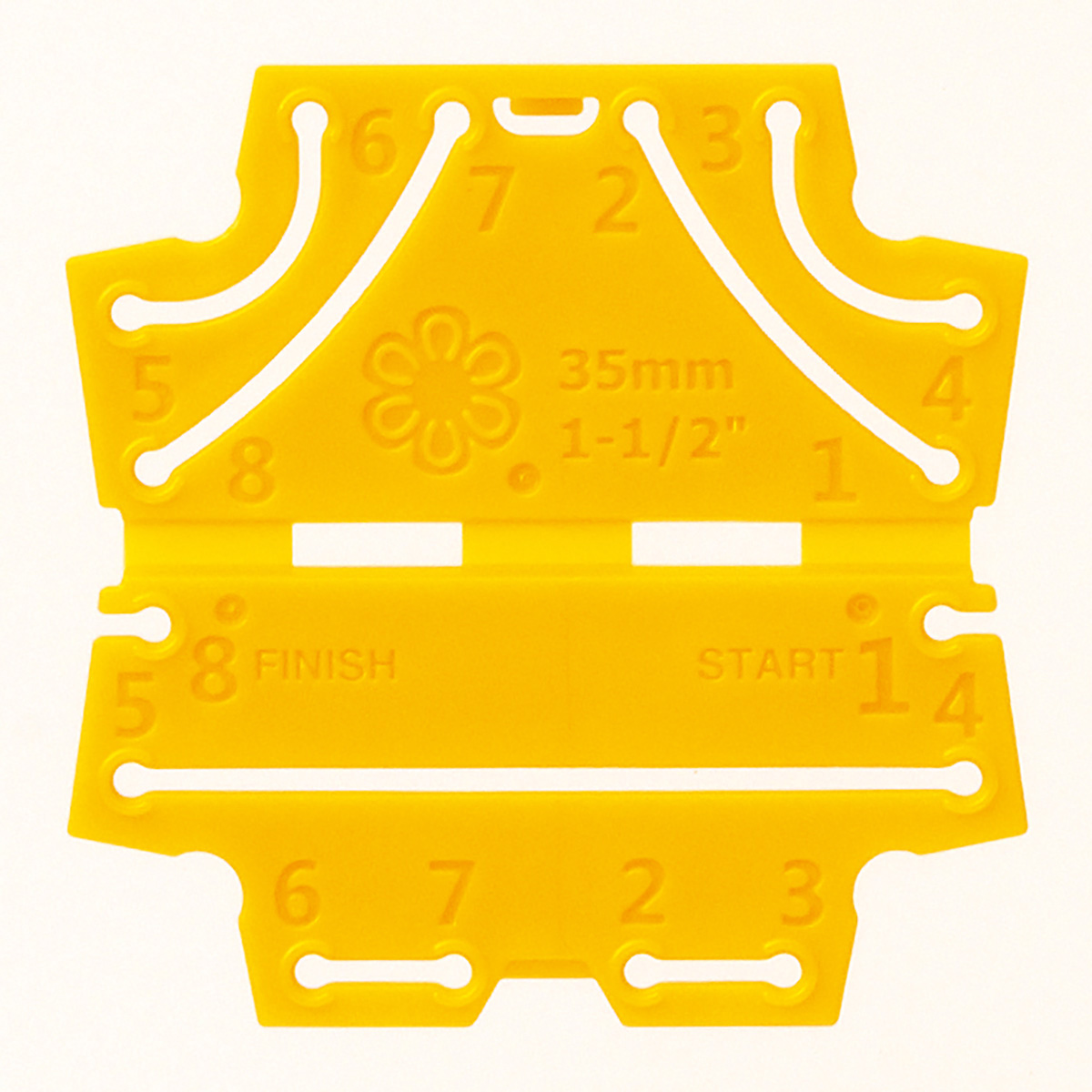 クロバー　つまみ細工プレート　＜丸つまみＳＳ＞　５７－４５７