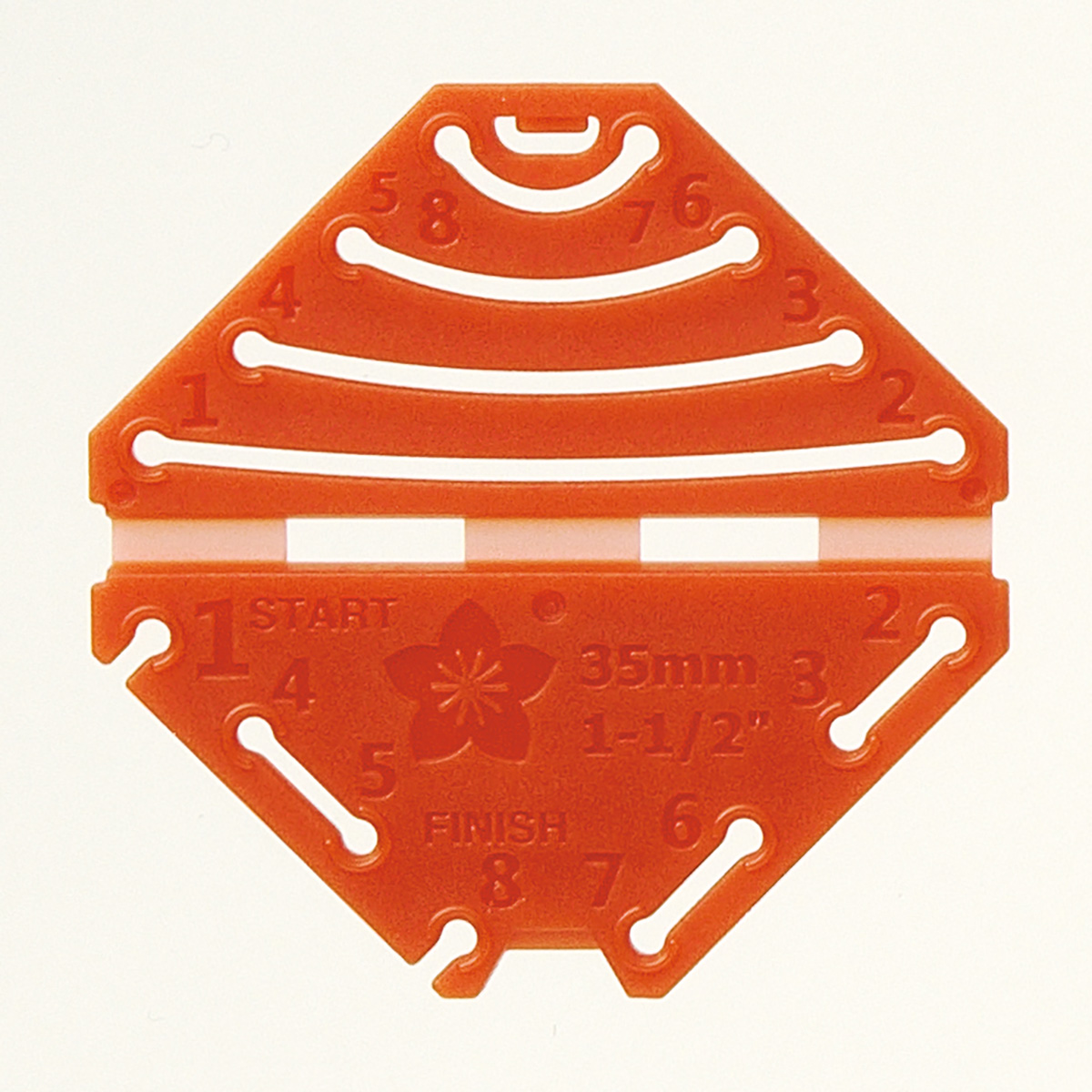 クロバー　つまみ細工プレート　＜菱つまみＳＳ＞　５７－４５９