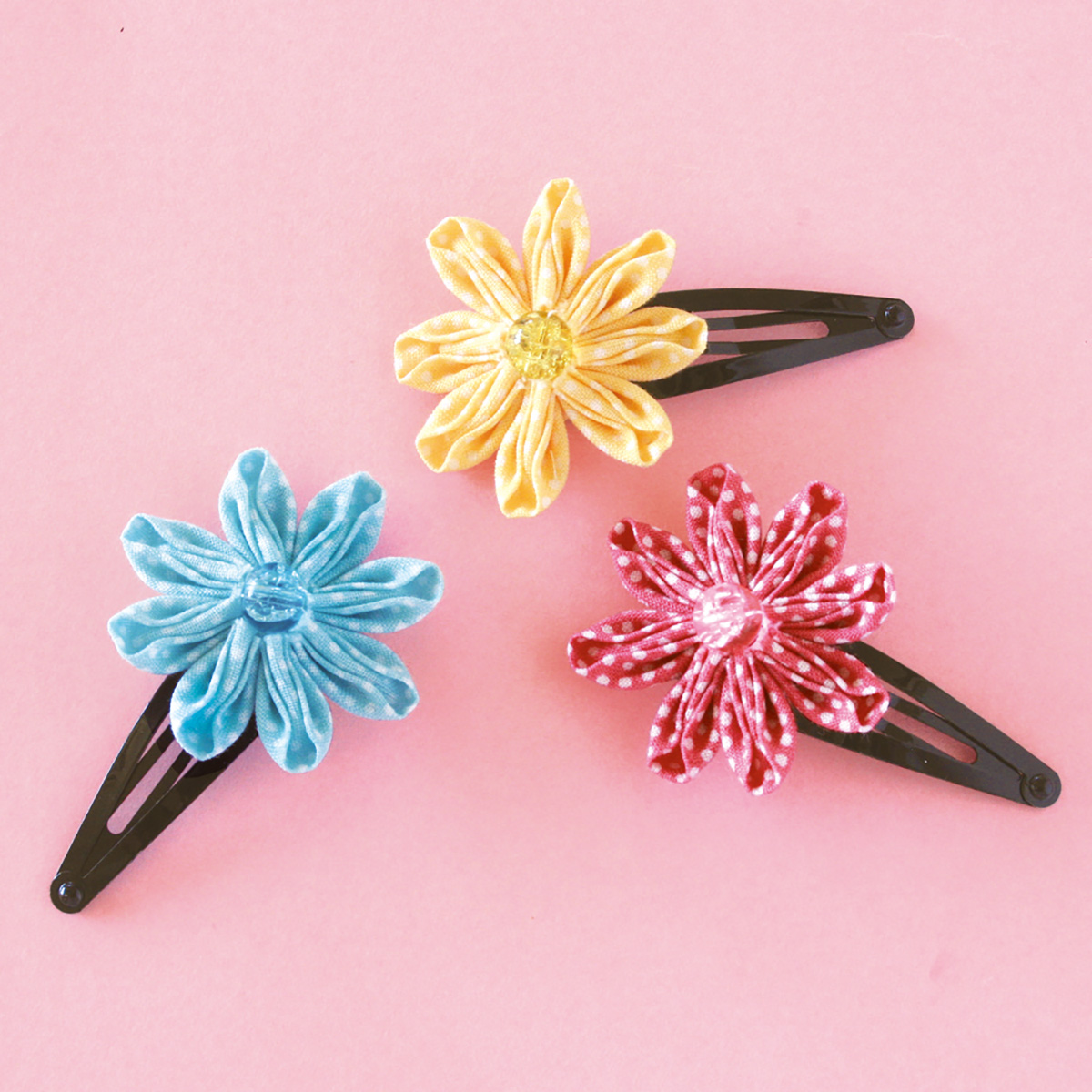 クロバー　つまみ細工プレート　＜剣ひだつまみＳＳ＞　５７－４６３