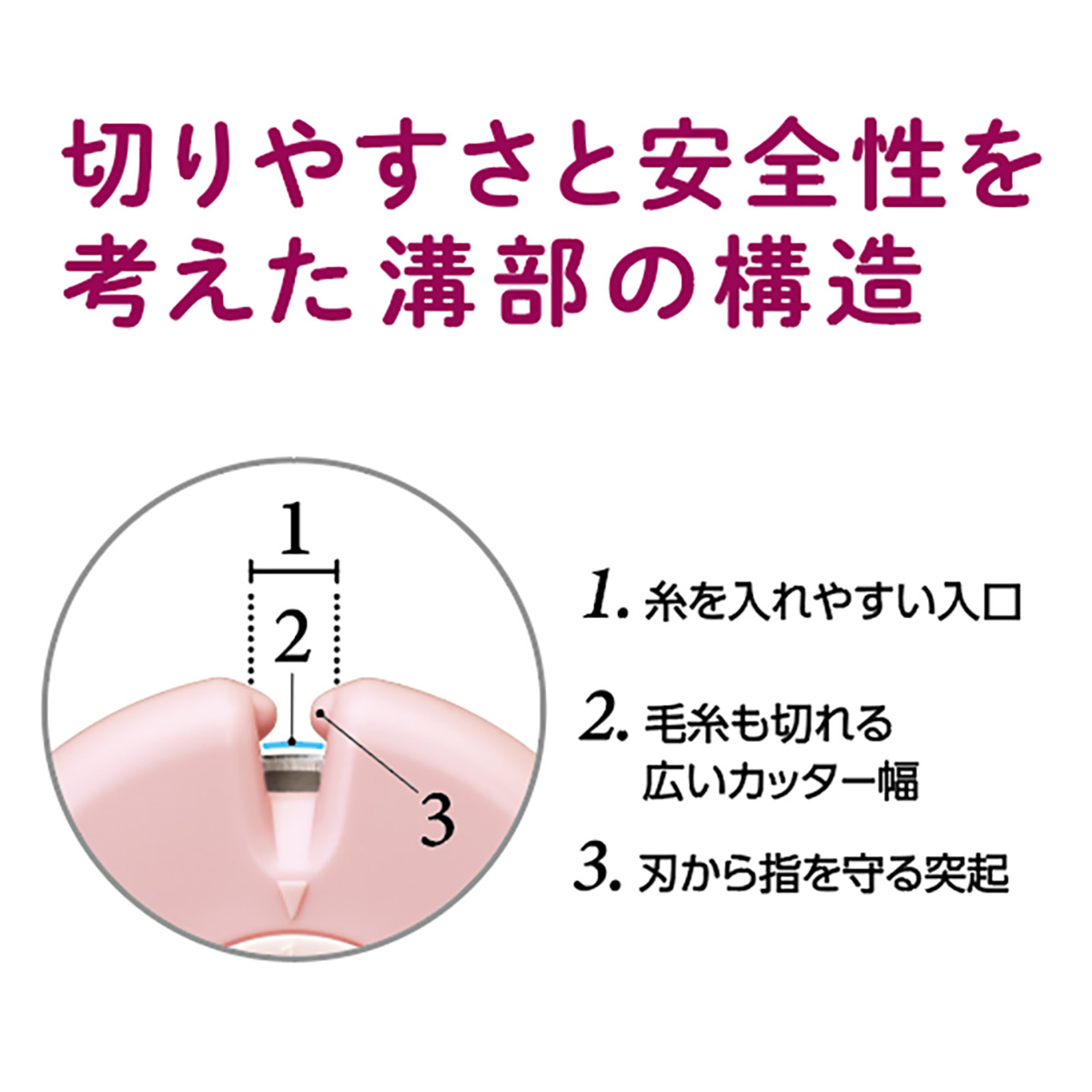 クロバー　糸切カッター　スタンドタイプ　５７－４９９