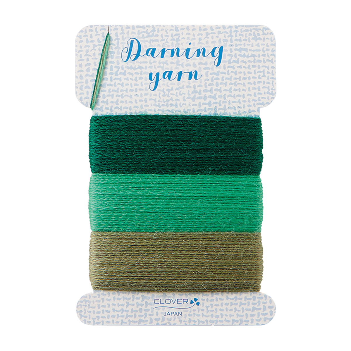クロバー　ダーニング糸　エメラルド　５７－５８３