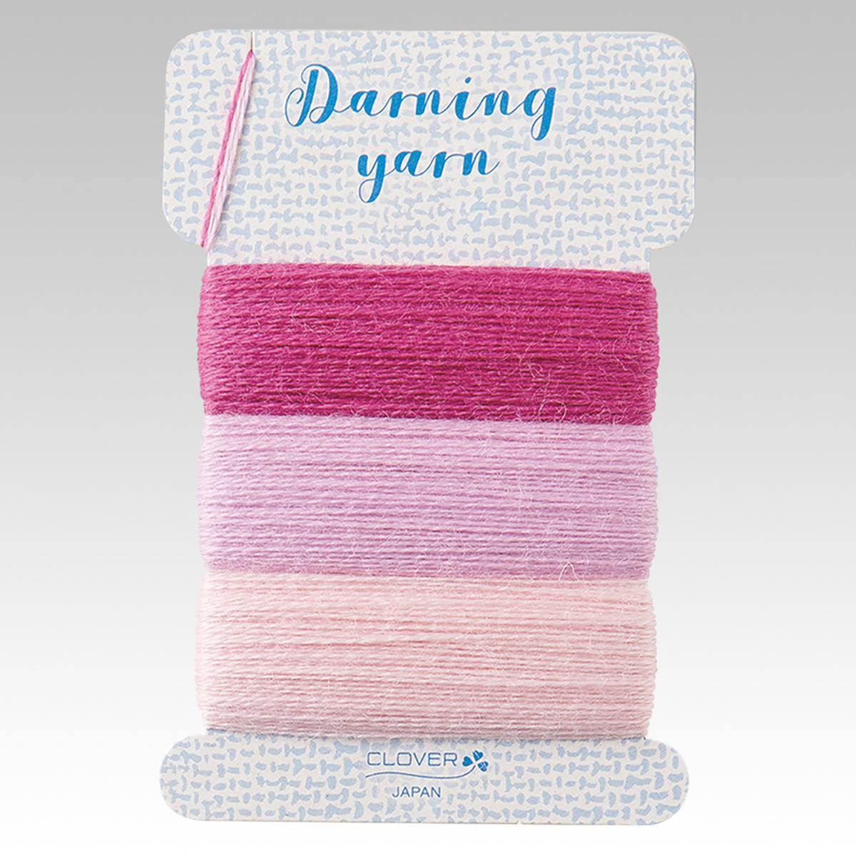 クロバー　ダーニング糸　ローズ　５７－５８６
