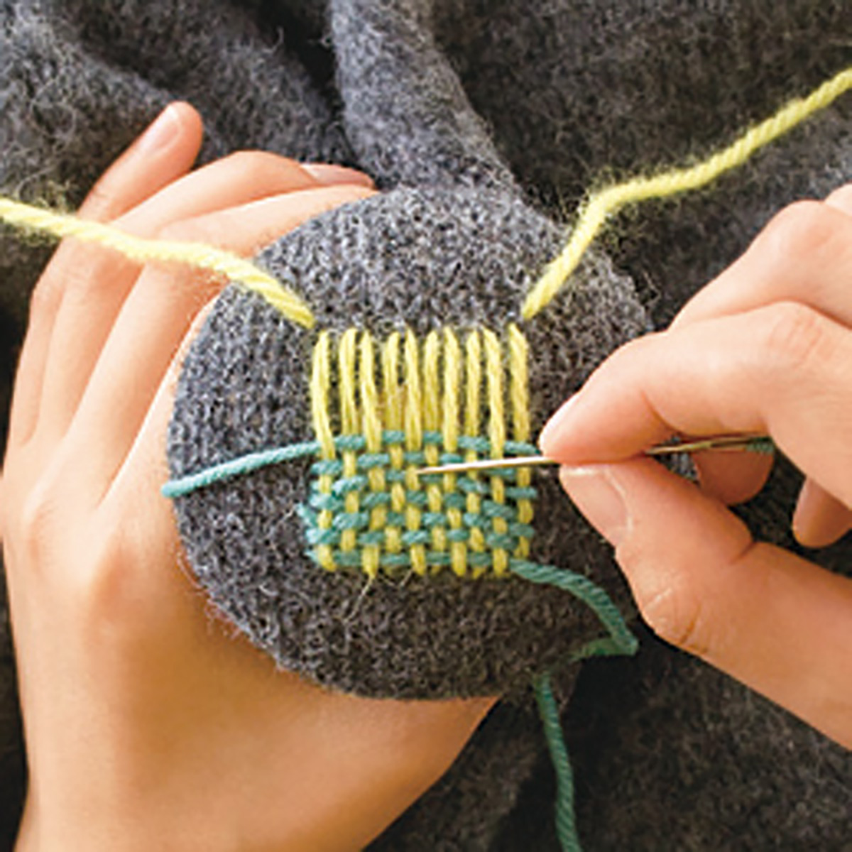 クロバー　ダーニング糸セット　カラー２　５７－５９０