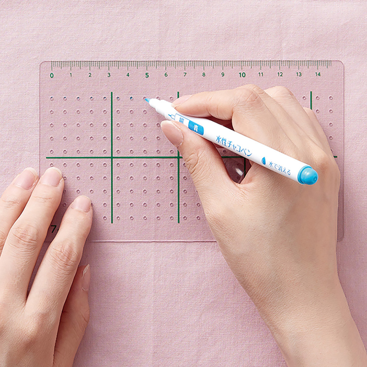 クロバー　スモッキングテンプレート　７ｍｍ　５７－７８３